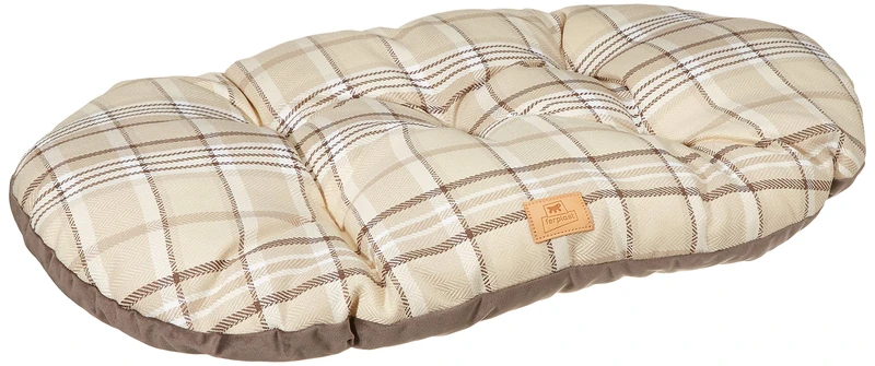 Ferplast Scott 78/8 Padded Pet Cushion - Tartan Brown, L