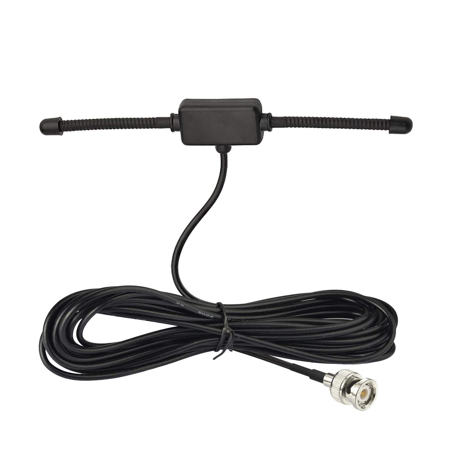 Bingfu VHF UHF Scanner Antenna BNC Male Car Truck Police Scanner Adhesive Mount Aerial CB & Ham Radio Mobile Scanner Antenna Compatible with Radio Scanner