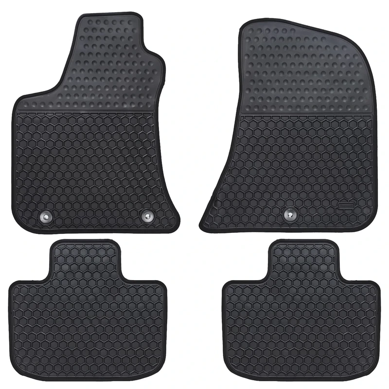 Ucaskin Car Floor Mats Custom Fit for Chrysler 300 RWD/Dodge Charger RWD 2011 2012 2013 2014 2015 2016 2017 2018 2019 2020 2021 2022 2023 Odorless Washable Rubber Heavy Duty All Weather Floor Liner