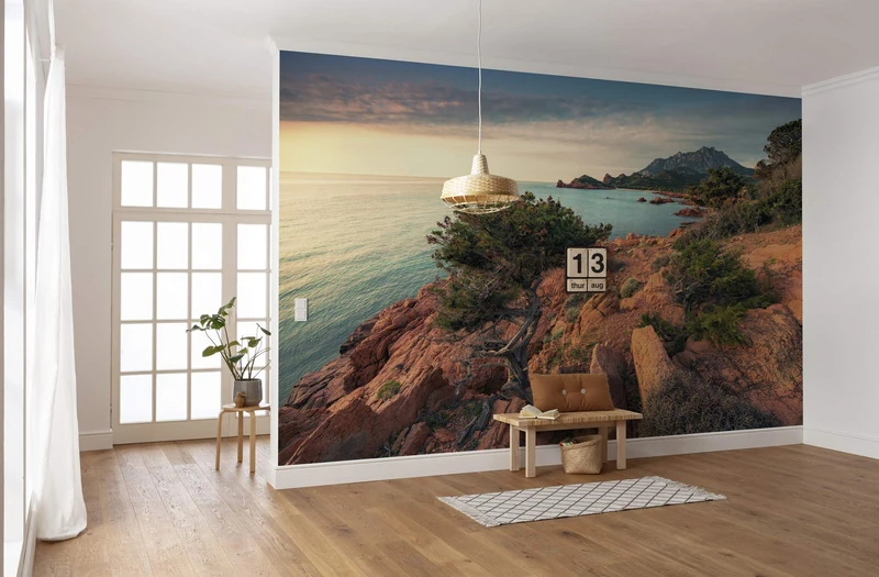 Komar Paradiso II SHX9-066 Non-Woven Photo Wallpaper XXL Decoration Nature Landscape Bedroom Living Room Office Hallway 450 x 280 cm (Width x Height) Multi-Coloured