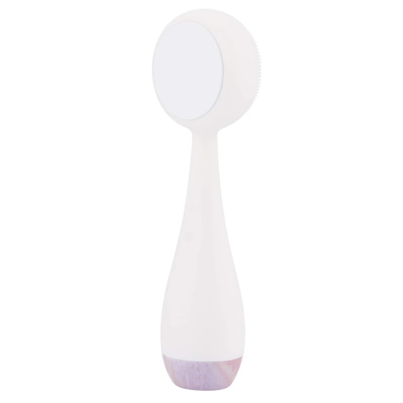 PMD Clean Pro - Smart Facial Cleansing Device with Silicone Brush & ActiveWarmth Anti-Aging Massager - Waterproof - SonicGlow Vibration Technology - Clear Pores & Blackheads - Lift, Firm, & Tone Skin