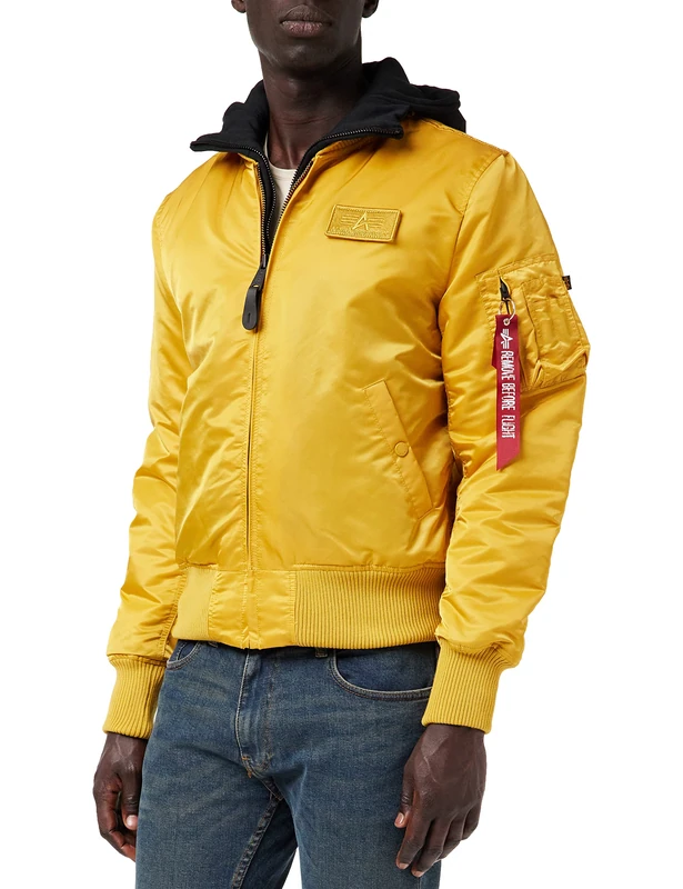 ALPHA INDUSTRIES Men's MA-1 D-Tec Jacket, Wheat, 4X-Large