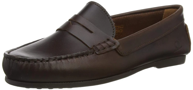 Chatham Women's Nusa Moccasin, Dark Brown, 6 UK