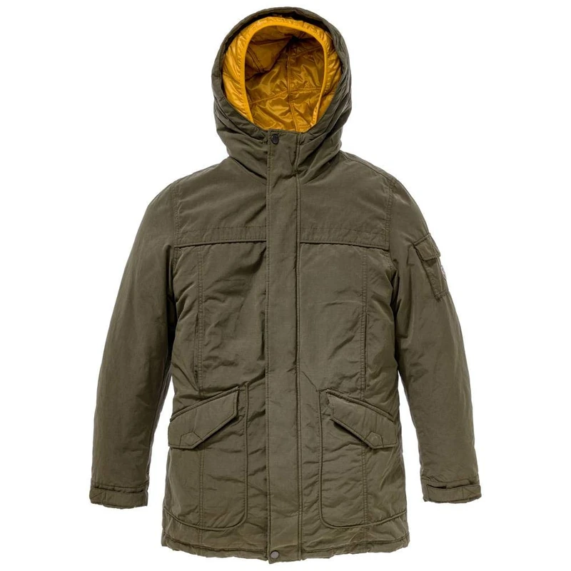 Dolomite Latemar Mpk Men's Parka - Army Green/Ochre Yellow L