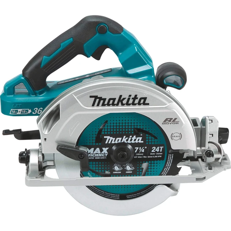 Makita DHS782Z Circular Saw BL 18VX2 LXT 190 mm, Multicolor/Without Battery and Charger, 18 V