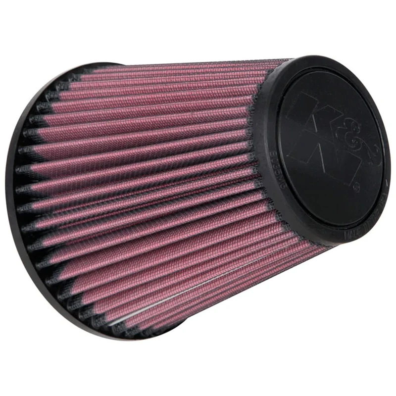 K&N High-Flow Original Lifetime Universal Clamp-On Air Filter: High Performance, Premium, Washable: Flange Diameter: 3.5 In, Filter Height: 6 In, Flange Length: 1.75 In, Shape: Round Tapered, RU-1035