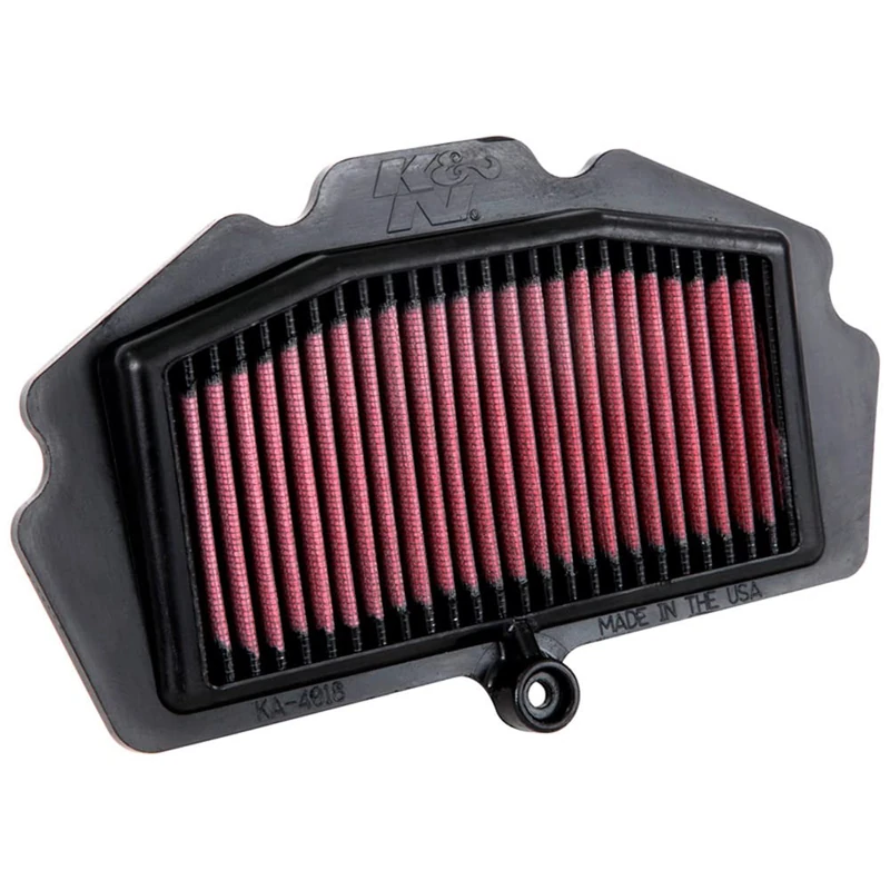 K&N Replacement air filter compatible with Kawasaki Ninja 400/Z400 ABS/ER400 Z400 ABS/EX400 Ninja 399cc 2018- (KA-4018)