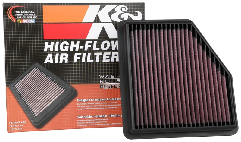 K&N Engine Air Filter: High Performance, Premium, Washable, Replacement Filter: Compatible with 2019-2020 NISSAN Altima, 33-5094