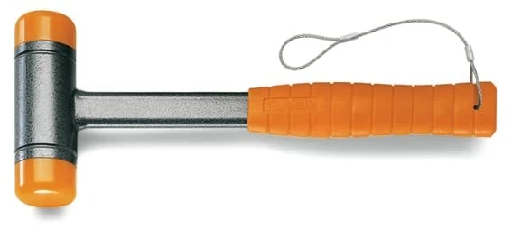 Anti-Bounce mallets with Interchangeable Hinges, Made of Plastic Material Steel Handle H-Safe - 35 mm - Image 1