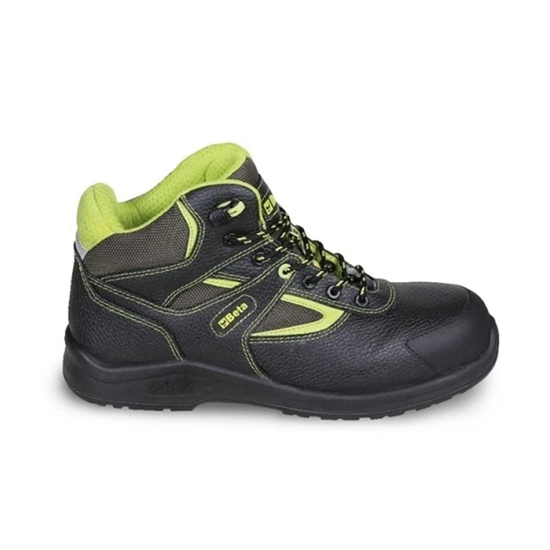 High shoes in water-repellent leather with nylon inserts. Anti-abrasion reinforcement in the toe area and quick removal - 44 mm - Image 1
