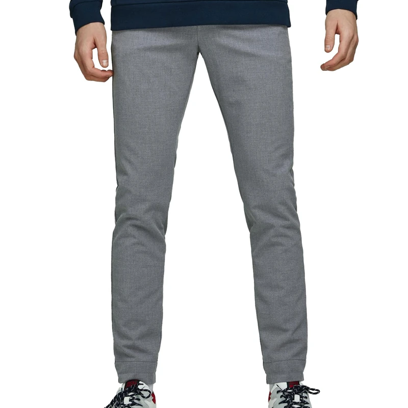 JACK & JONES NOS Men's Jjimarco Jjconnor AKM 909 Grey Mel Noos Trouser, Gray (Gray Melange Melange), W28 / L30 (Manufacturer Size: 28)