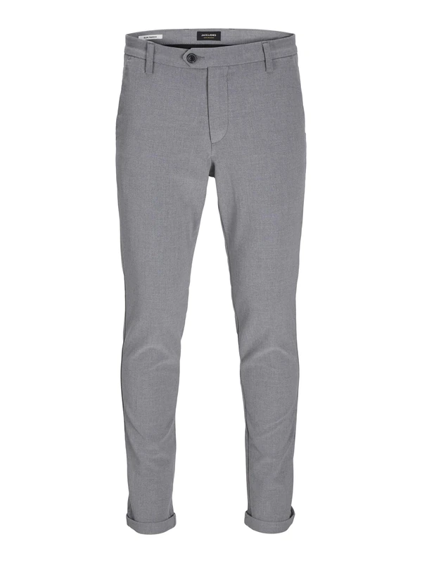 JACK & JONES NOS Men's Jjimarco Jjconnor AKM 909 Grey Mel Noos Trouser, Gray (Gray Melange Melange), W33 / L30 (Manufacturer Size: 33)