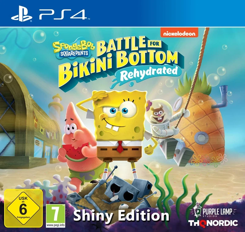 SpongeBob Squarepants: Battle For Bikini Bottom - Rehydrated - Shiny Edition (PS4)