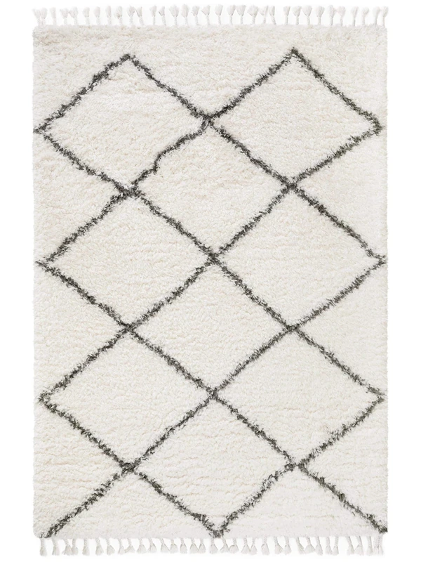 benuta TRENDS Ebba 4053894832918 Deep-Pile Shaggy Rug for Living Room Beige 140 x 200 cm - Image 1