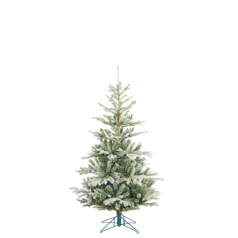Black Box Trees Celtis Artificial Christmas Tree - H155 x D97 cm - Green with Frost Effect