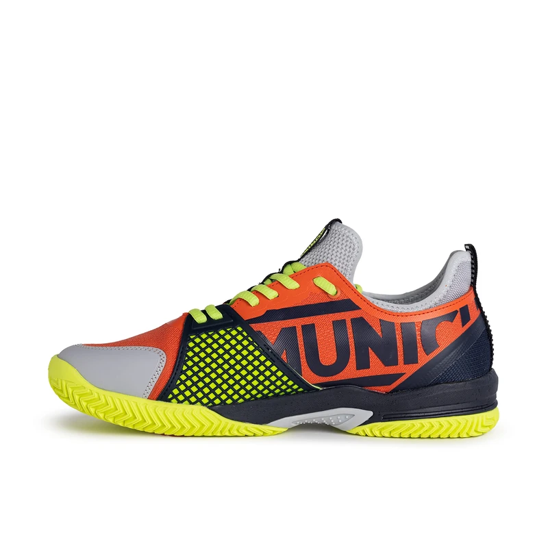 Munich Oxygen Padel, Unisex Adult Trainers, Red 033, 41 EU, Red 033, 8.5 UK