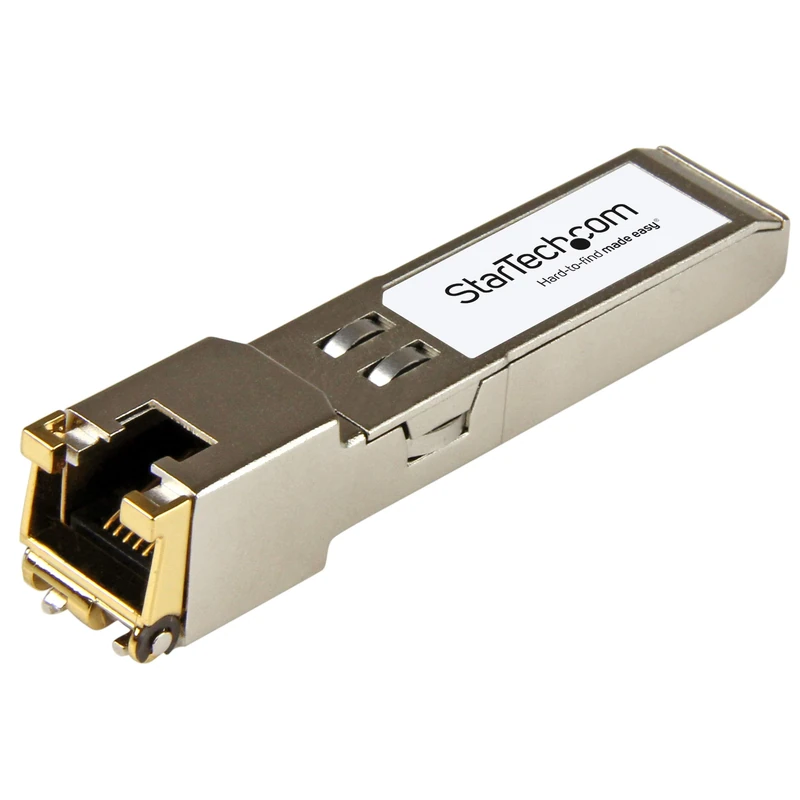 StarTech.com Extreme Networks 10065 Compatible SFP Module - 1000BASE-T - SFP to RJ45 Cat6/Cat5e - 1GE Gigabit Ethernet SFP - RJ-45 100m - (10065-ST)