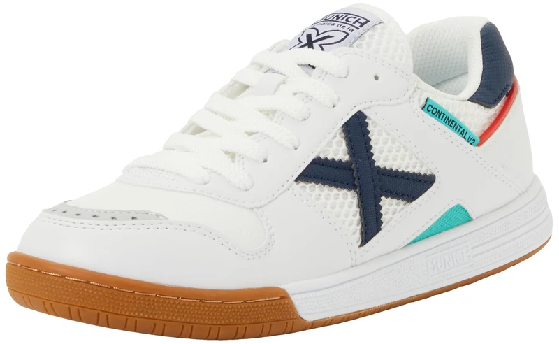 Munich Continental, Unisex Adult Sneakers, White, 43 EU, White, 9.5 UK - Image 1