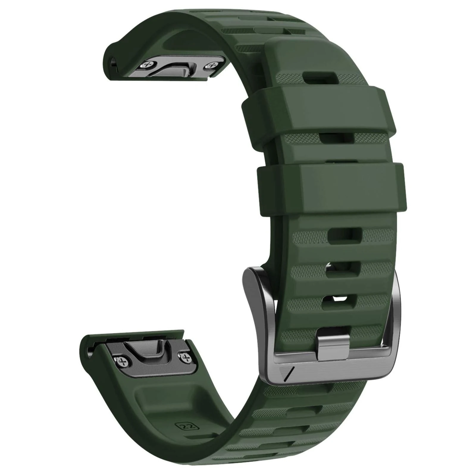 NotoCity for Garmin Fenix 6 Pro/6 Strap, Quickfit 22mm for Garmin Fenix 5/7/7 Pro/5 Plus/8/E 47mm Strap, for Forerunner 935/955/965, Instinct, Epix Gen 2, Tactix 8 47mm Band(Army green)