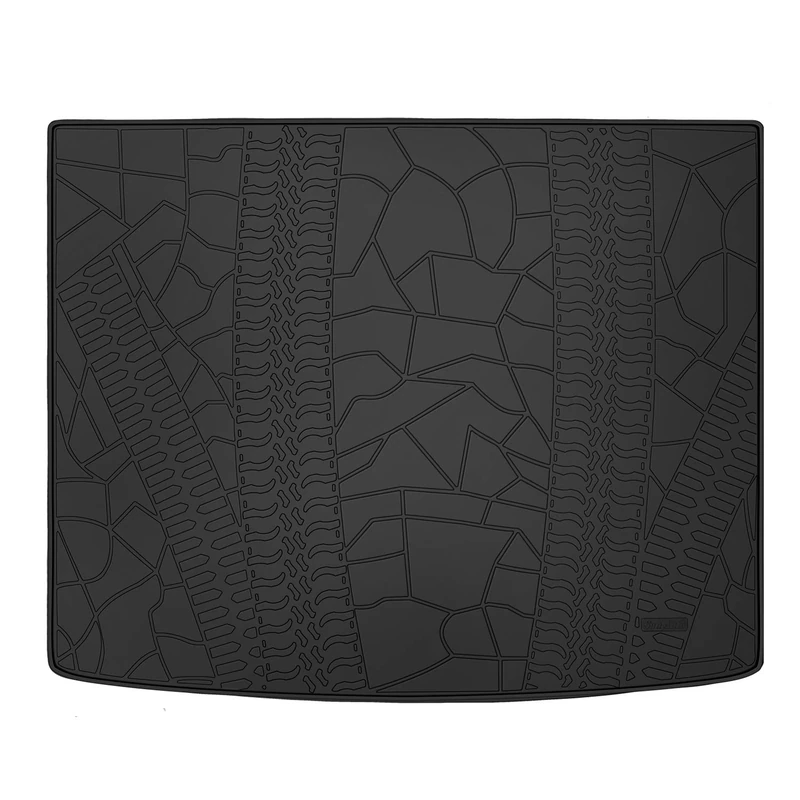 San Auto Cargo Liners Custom Fit for Jeep Cherokee 2014 2015 2016 2017 2018 2019 Trunk Mats Full Black Rubber for All Weather Heavy Duty Odorless