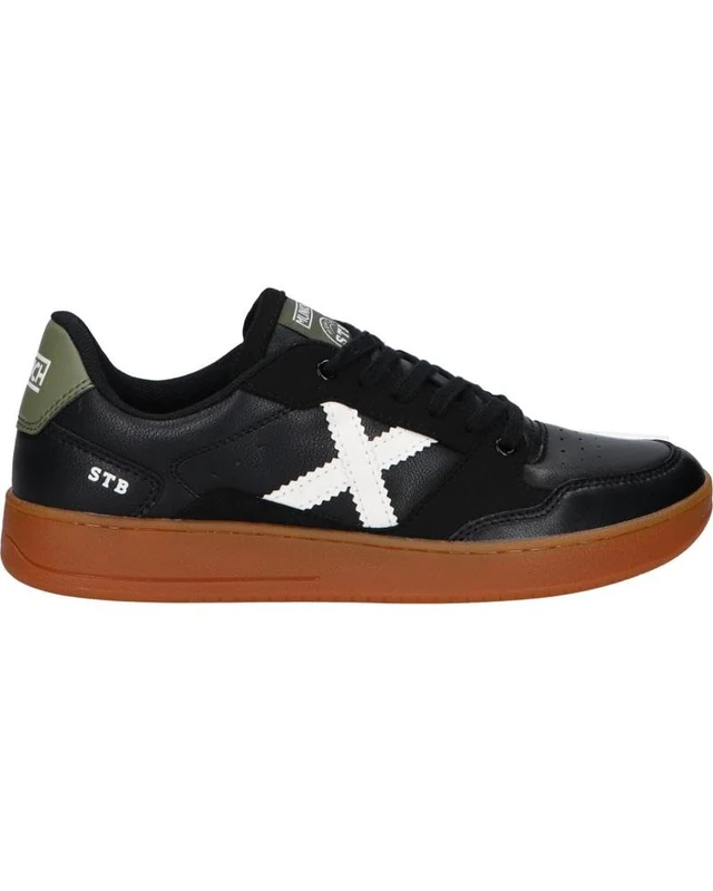 Munich Unisex Legit Sneaker, Black/White, 10 UK