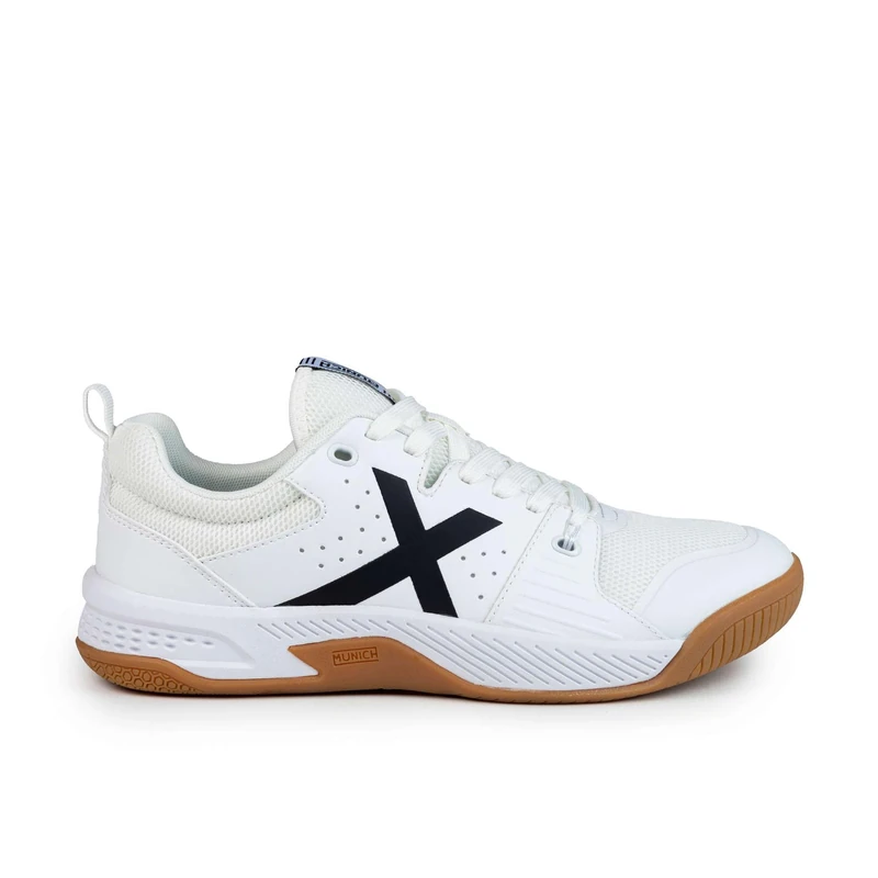 Munich White Track Sneakers, white, 8 UK