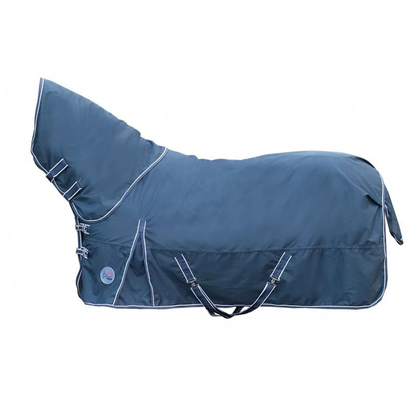 HKM Starter fleece Turnout rug Deep Blue 5'6