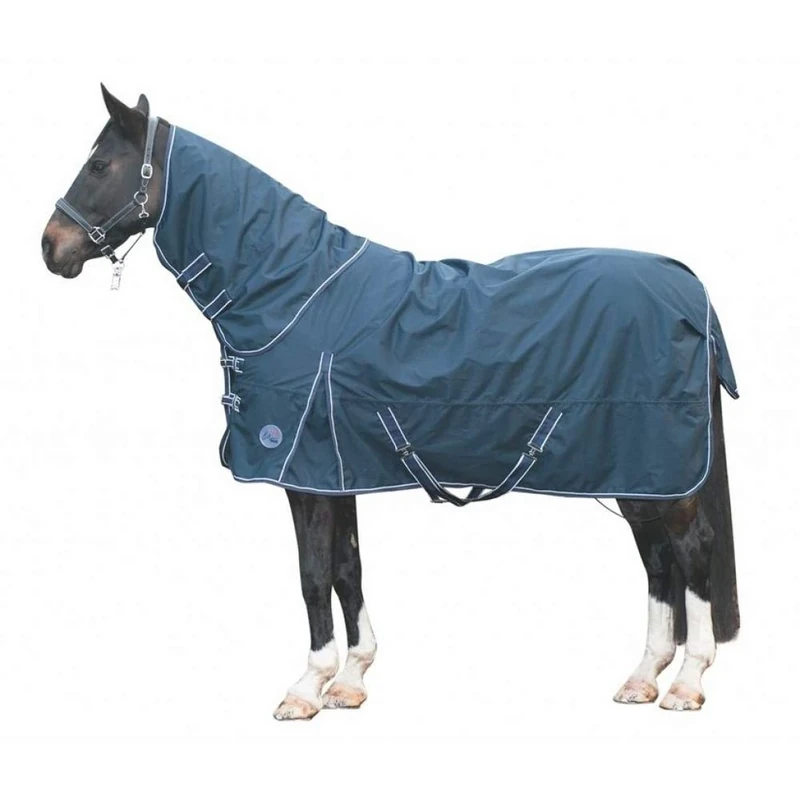 HKM Starter 300g filling Turnout rug Deep Blue 6'9