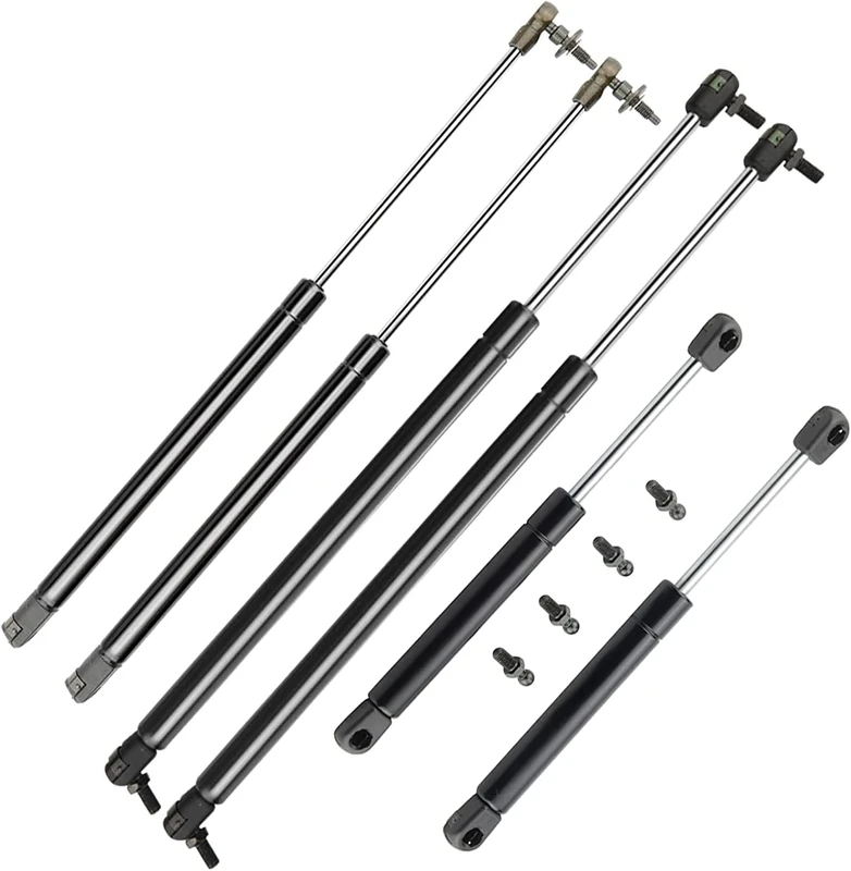 Frankberg 6x Gas Struts Tailgate Bonnet Hood Rear Window Compatible with Grand Cherokee WG WJ All motors SUV 1999-2004 Replace# 55136761AA