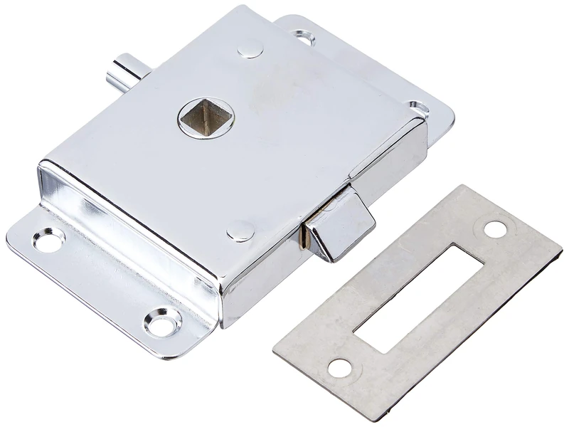 LOCK CH.BR 98X58 + SQ 8MM CLAMPING
