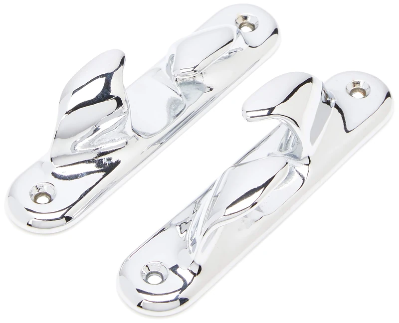 CHROMED BRASS FAIRLEAD 150MM D.18