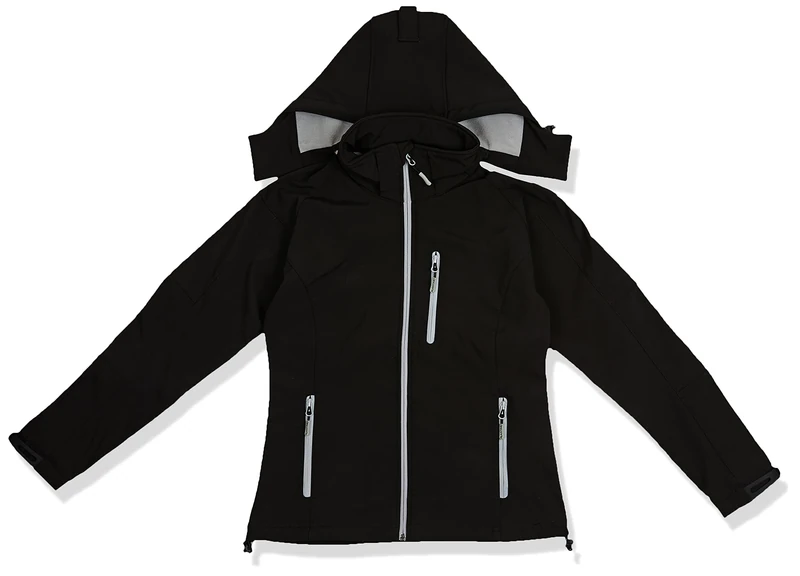 JACKET SOFTSHELL WOMAN BLACK S
