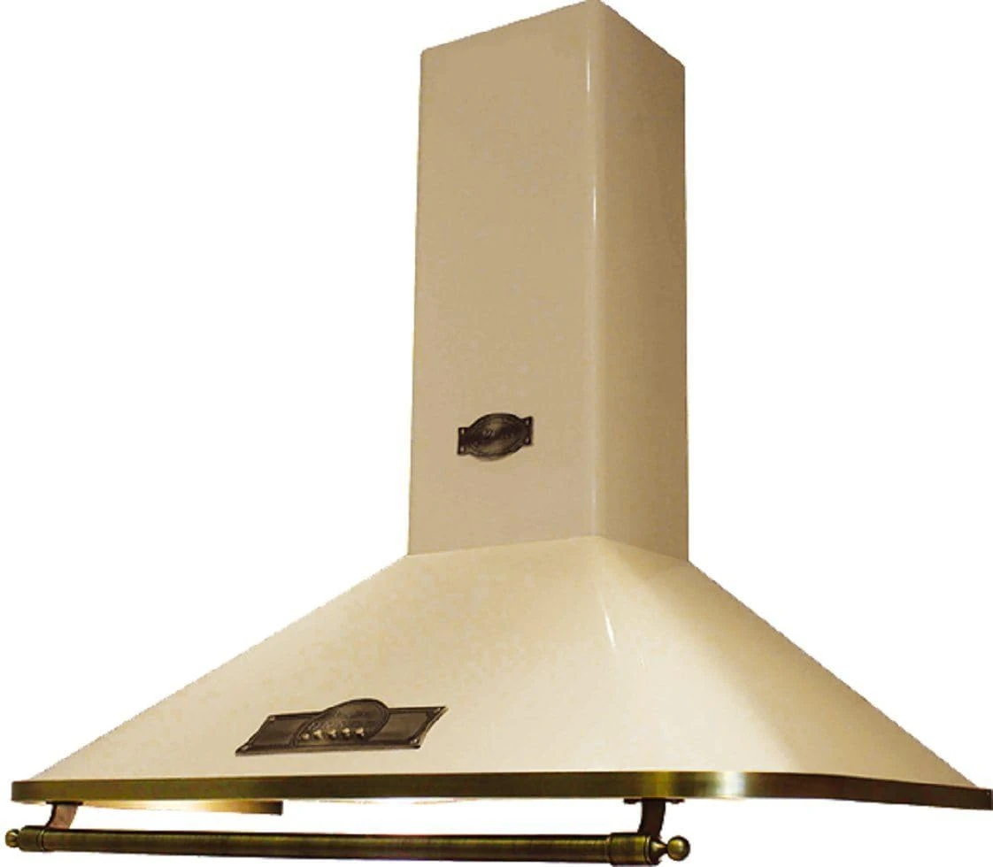 Kaiser A 6315 | Empire 60cm Chimney Cooker Hood | Wall Mounted External Fume Extraction or Internal Filtering (Ivory)
