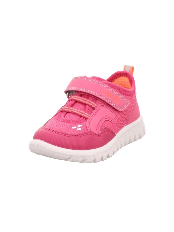 Superfit Girls' Sport7 Mini Trainers 1-006180 Trainers, Pink Orange 5500, 12 UK Child