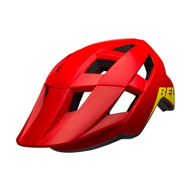 Bell Unisex Youth Spark Junior Bicycle Helmet Kids, Matte/Gloss Red/Hi-Vis One Size