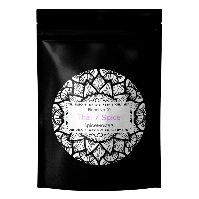 Thai 7 Spice Mix - Makes 5 Easy Family Meals -Superior Hand Blended Premium Seasoning by Spice Masters - Authentic Made Simple