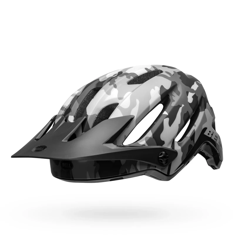 Bell 4Forty Mips Clffhngr M/G Ce Helmet - All-Mountain Value, Mips Evolve, Float Fit, Sweat Guide, Adjustable Visor, Full Hard Shell - Color: Black Camo, Size: S