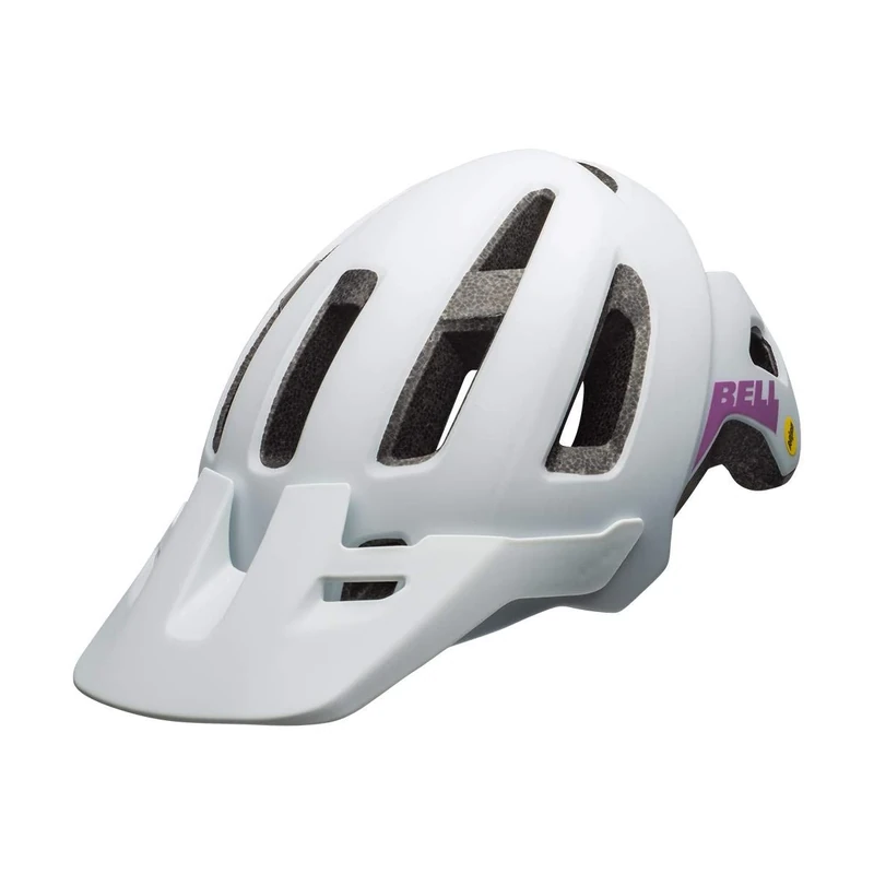 Bell Unisex Youth Nomad Junior Mips Bicycle Helmet Kids, Matt White/Purple, One Size