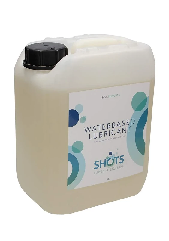 Shots Waterbased Lubricant, 5 Litre