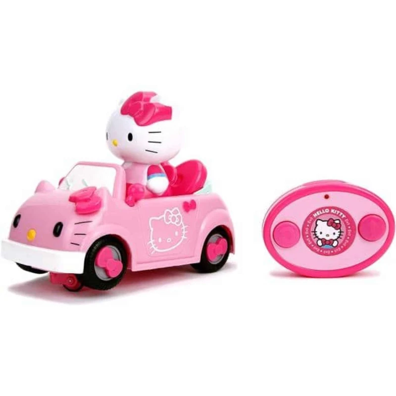 Jada - Hello Kitty - Convertible Radio Controlled Car + 1 Removable Figure - Light Effects - 253244000