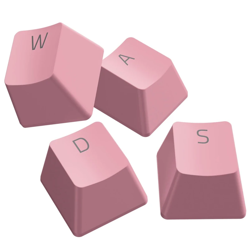 Razer Doubleshot PBT Keycap Upgrade Set for Mechanical & Optical Keyboards: Compatible with Standard 104/105 US and UK layouts - Quartz Pink - Image 1