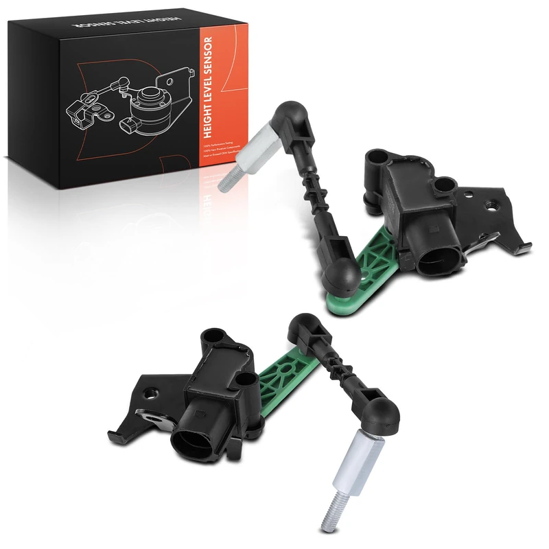 2x Level Sensor with Poles, Air Suspension Front Left Right Compatible with A6 Avant 4G5 C7 2011-2018 4H0941285G - Image 1