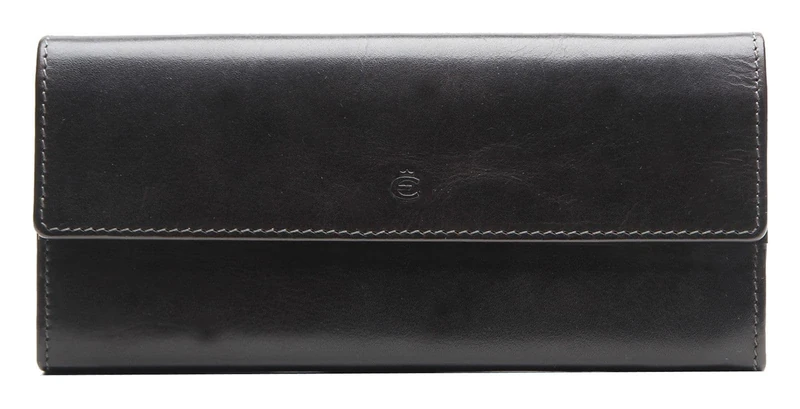 Esquire Mujer 12430800 Wallet Black 00 19 x 10 cm, Black 00, 19 x 10 cm, Classic