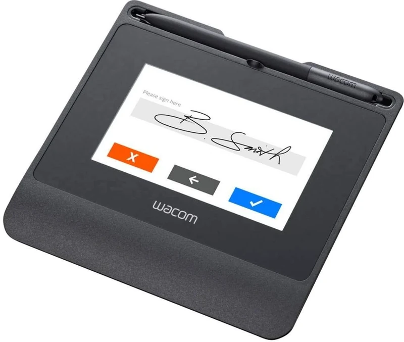 Wacom Signature Set with Reflective Colour 5 Inch LCD STU-540 Pad & Sign Pro PDF for Windows; Capture Handwritten Electronic Signatures in Real Time with Cordless and Battery-Free Pen
