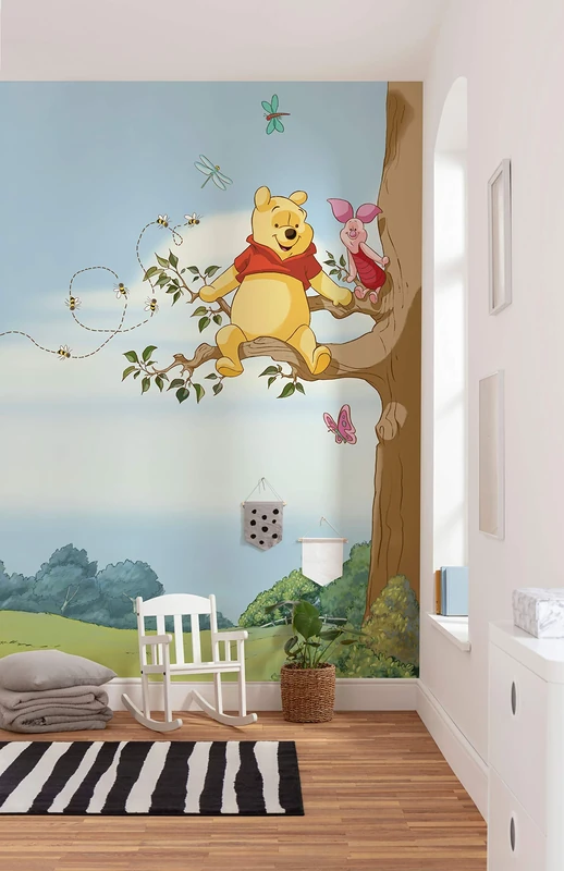 Komar Papier Fototapete - Winnie the Pooh Tree - Größe 184 x 254 cm - Image 1