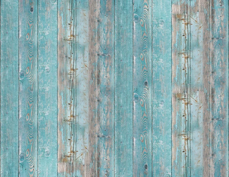 vilber Wood.2946 DU 03 155X200 Rug, Vinyl, Blue, 155 x 200