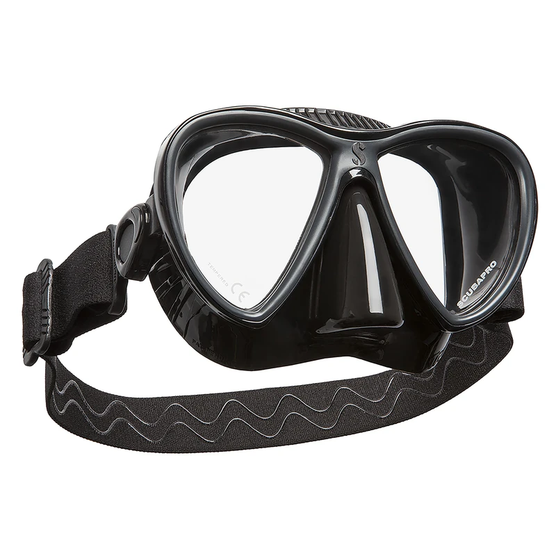 SCUBAPRO Synergy Twin All-Black Edition Diving Mask (Black)