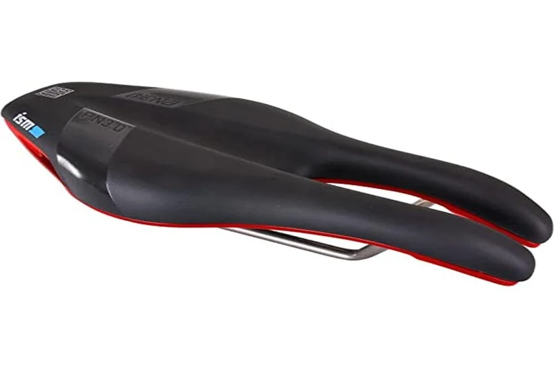 ISM PN 3.0 Black with Red Base Unisex Adult Saddle, Standard - Image 1