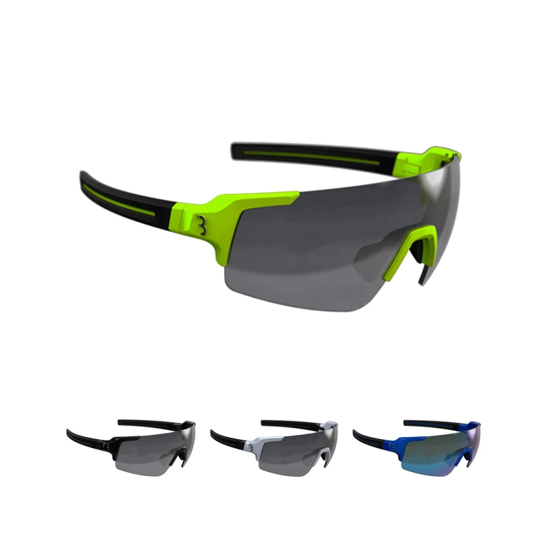Bbb Cycling Unisex's sport glasses FullView, matt neon yellow, One Size