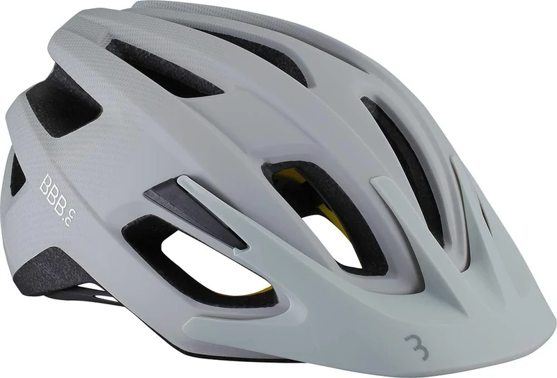 BBB Cycling BHE-22 Dune Helmet with Removable Visor for Urban Cycling, M (55-58cm), matt off white